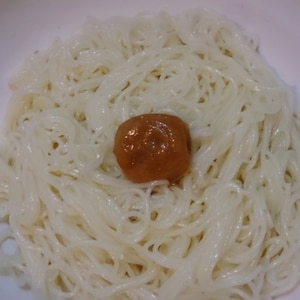 簡単！混ぜるだけ～汁なしひやむぎ～そうめんでも！